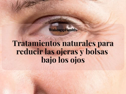 Tratamientos naturales para reducir las ojeras y bolsas bajo los ojos