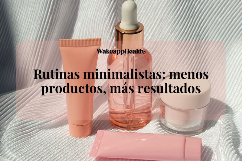 Rutinas minimalistas: menos productos, más resultados Rutinas minimalistas: menos productos, más resultados